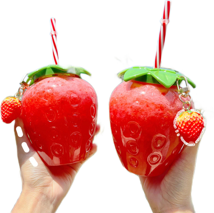 Kawaii Strawberry Water Bottle