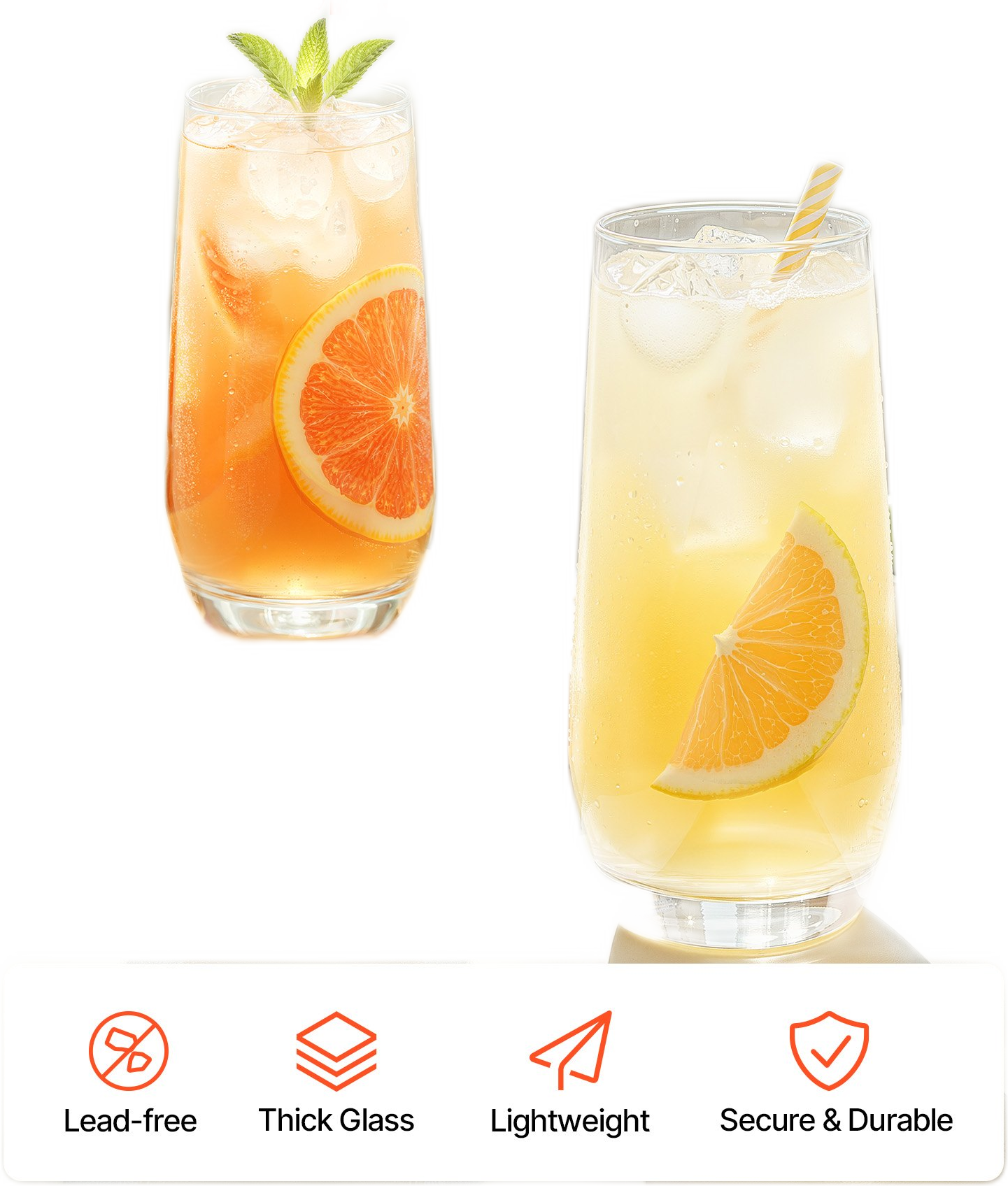 Elegant Drinking Glass Set